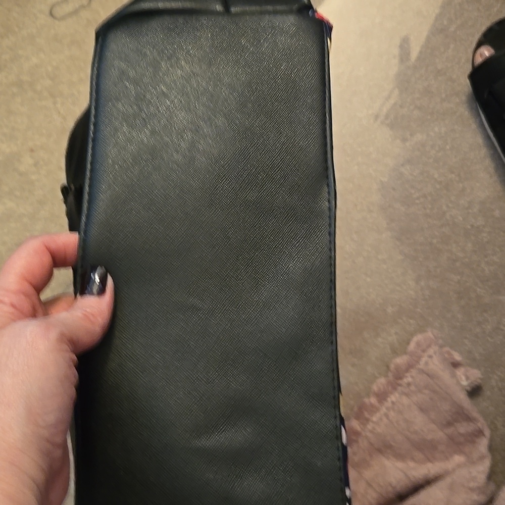 Floral Art Print Women's Bag, Frida Kahlo representation - Picture 7 of 7